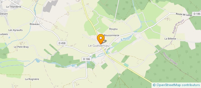 localisation de l'entreprise ATELIER AUDER D'ORNEMENTS à BAUGE-EN-ANJOU