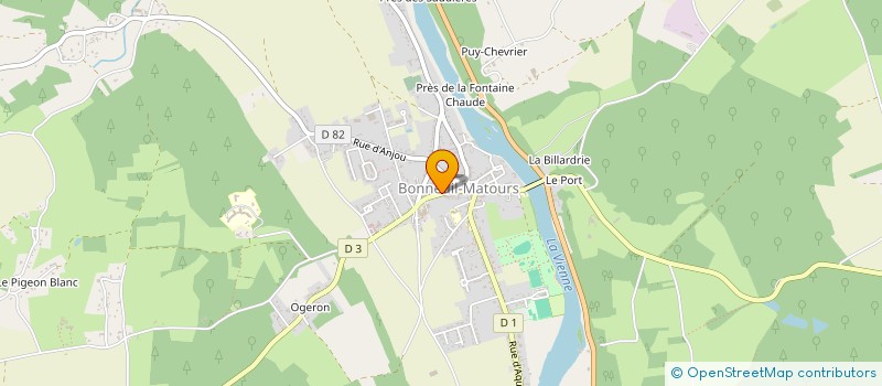 localisation de l'entreprise ATELIER AUDIO VISUEL EUROPEEN à BONNEUIL-MATOURS