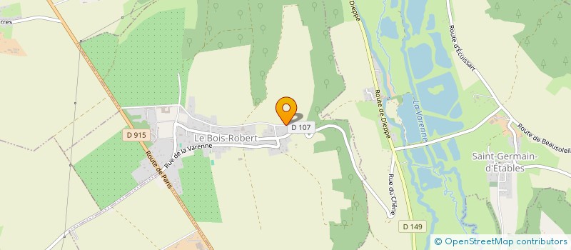 localisation de l'entreprise ATELIER AUDREY PRIEUR  LE BOIS-ROBERT