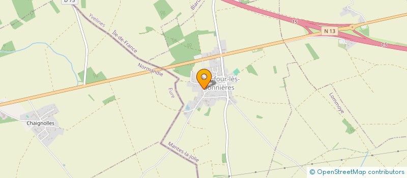 localisation de l'entreprise ATELIER AUGUSTE  CHAUFOUR-LES-BONNIERES