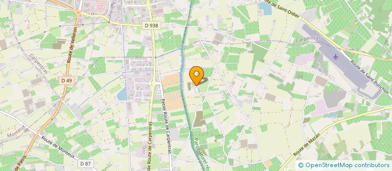 localisation de l'entreprise ATELIER AUGUSTIN à PERNES-LES-FONTAINES