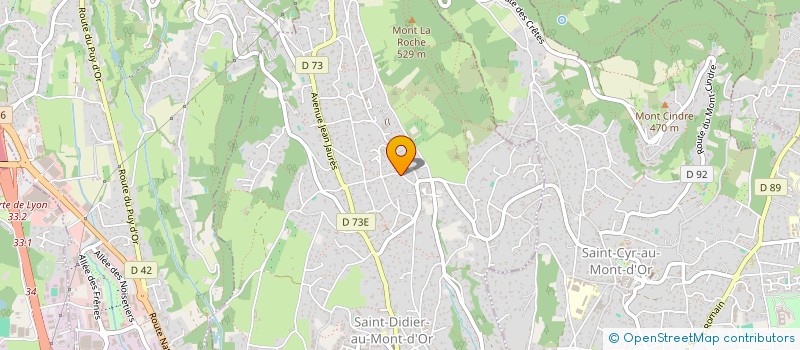 localisation de l'entreprise ATELIER AURELIE DE MENONVILLE  SAINT-DIDIER-AU-MONT-D'OR