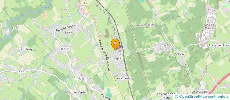 localisation de l'entreprise ATELIER AURELIEN BERTIN  PERS-JUSSY