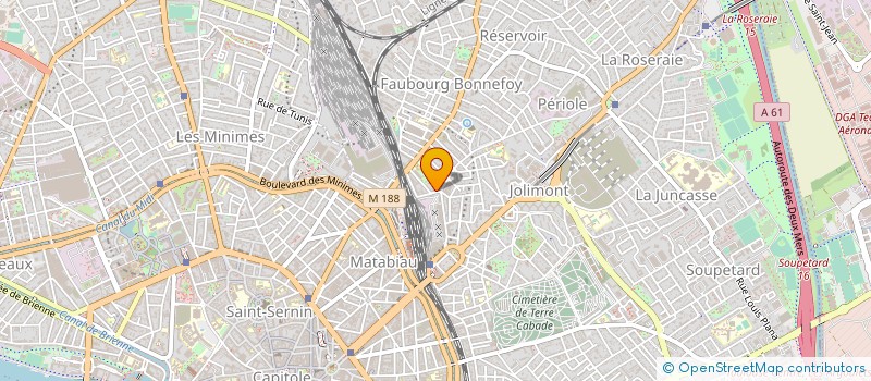 localisation de l'entreprise ATELIER AUTO SERVICE RAPIDE à TOULOUSE