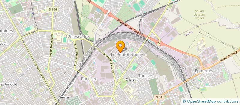 localisation de l'entreprise ATELIER AYA à BETHENY