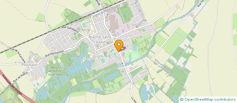 localisation de l'entreprise ATELIER AZRA  BIACHE-SAINT-VAAST