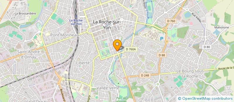 localisation de l'entreprise ATELIER B3C à LA ROCHE-SUR-YON