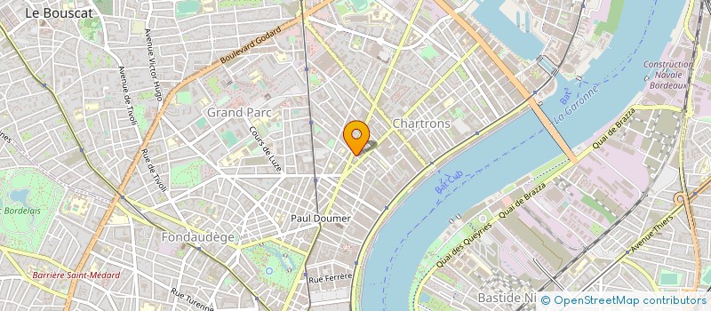 localisation de l'entreprise ATELIER BAGEL à BORDEAUX