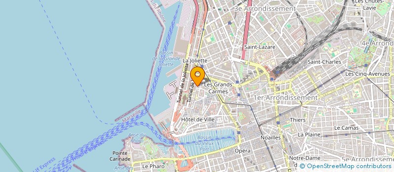 localisation de l'entreprise ATELIER BALICORNE à MARSEILLE