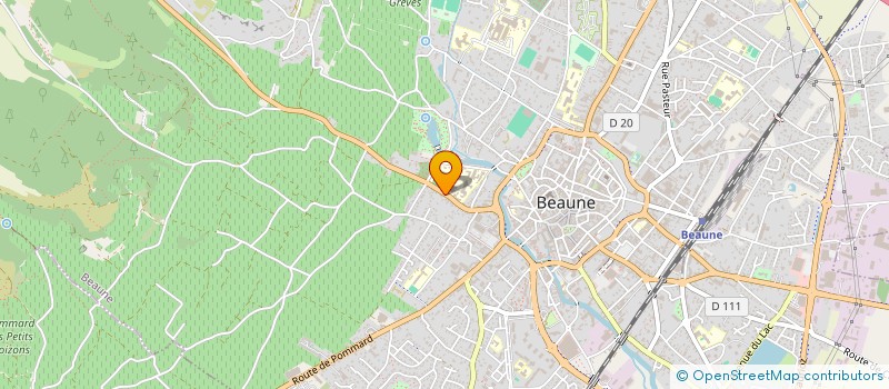 localisation de l'entreprise ATELIER BALLERAUD à BEAUNE