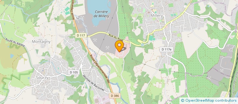 localisation de l'entreprise ATELIER BARRON  MILLERY