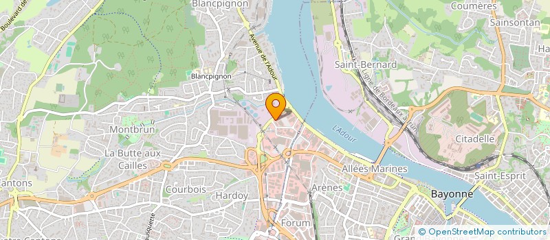 localisation de l'entreprise ATELIER BASCO LANDAIS DU CYCLE  ANGLET