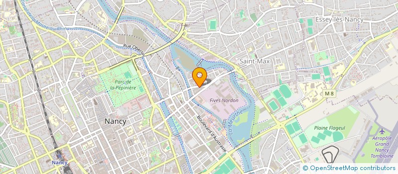 localisation de l'entreprise ATELIER BASSINOT - SUCCESSEUR HERVE FRERES  NANCY