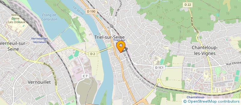 localisation de l'entreprise ATELIER BD-MANGA-ILLUSTRATION  TRIEL-SUR-SEINE