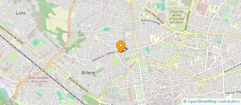 localisation de l'entreprise ATELIER BEARNAIS SPORT ET SANTE à BILLERE