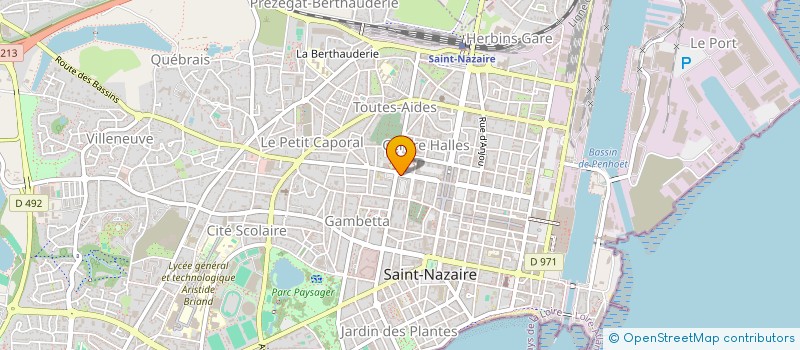 localisation de l'entreprise ATELIER BEAUTE DU REGARD à SAINT-NAZAIRE