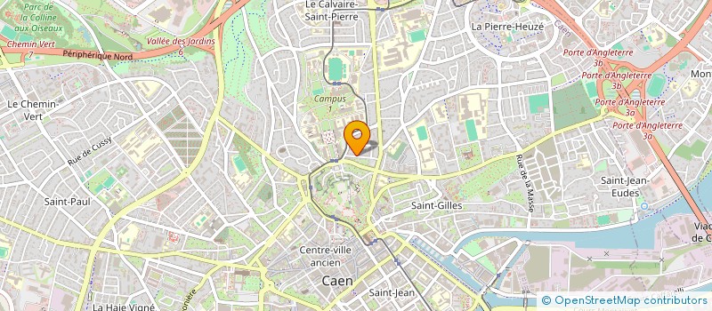 localisation de l'entreprise ATELIER BELLE VUE à CAEN