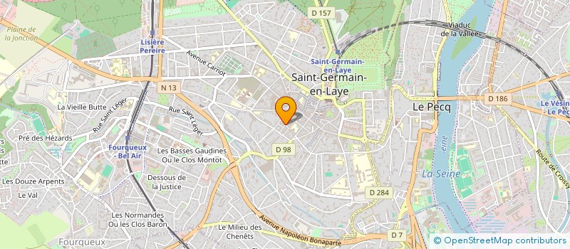 localisation de l'entreprise ATELIER BERGAMOTE  SAINT-GERMAIN-EN-LAYE