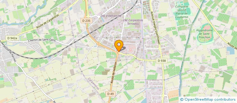 localisation de l'entreprise ATELIER BERTHET-RAYNE à CARPENTRAS