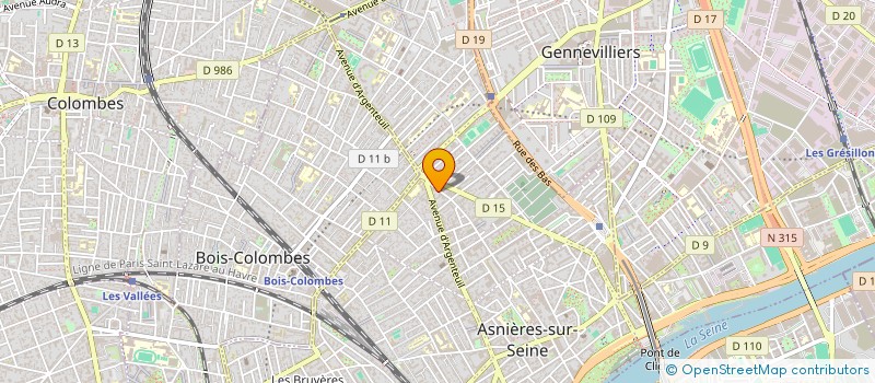 localisation de l'entreprise ATELIER BHEC  ASNIERES-SUR-SEINE