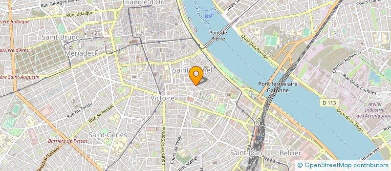 localisation de l'entreprise ATELIER BHN  BORDEAUX