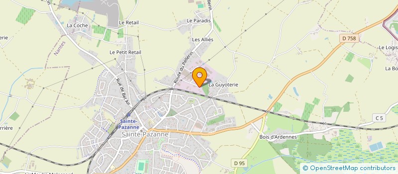 localisation de l'entreprise ATELIER BICHON  SAINTE-PAZANNE