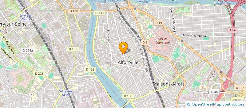 localisation de l'entreprise ATELIER BIO à ALFORTVILLE
