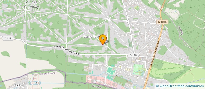 localisation de l'entreprise ATELIER BIOTY  LAMORLAYE