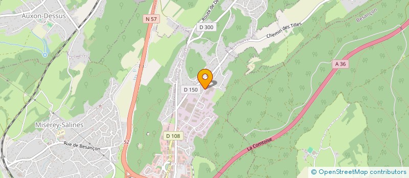 localisation de l'entreprise ATELIER BISONTIN CHECCACCI SPIROUX à CHATILLON-LE-DUC
