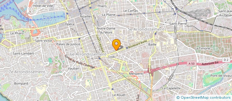 localisation de l'entreprise ATELIER BLACK LIGHT à MARSEILLE