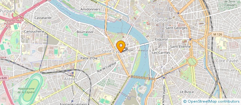 localisation de l'entreprise ATELIER BLING  TOULOUSE