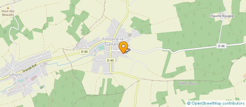 localisation de l'entreprise ATELIER BOIS BRUNO JOBERT à SALIGNY