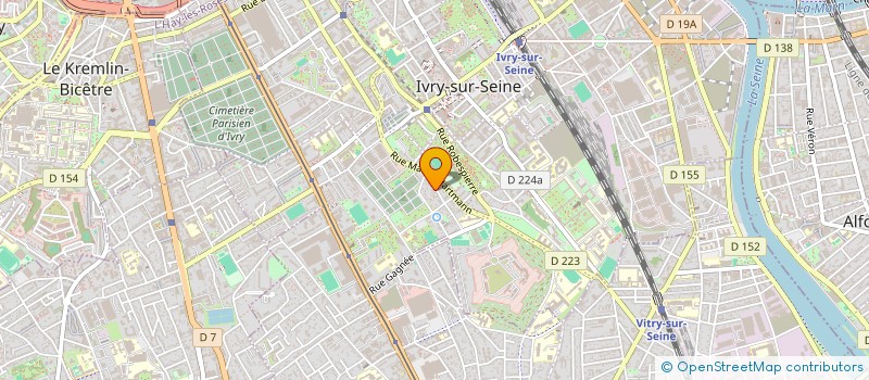 localisation de l'entreprise ATELIER BOKENBUTO à IVRY-SUR-SEINE