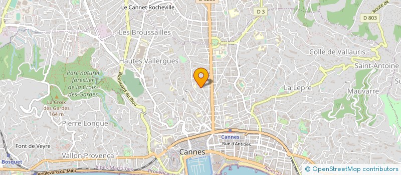 localisation de l'entreprise ATELIER BON SENS à CANNES