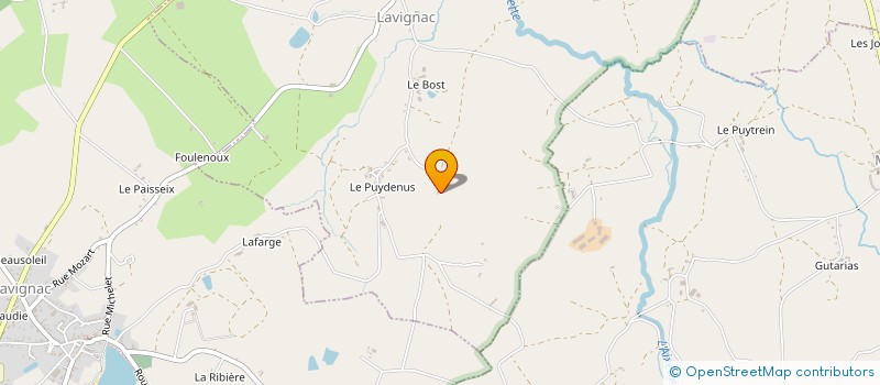 localisation de l'entreprise ATELIER BONNET F à LAVIGNAC