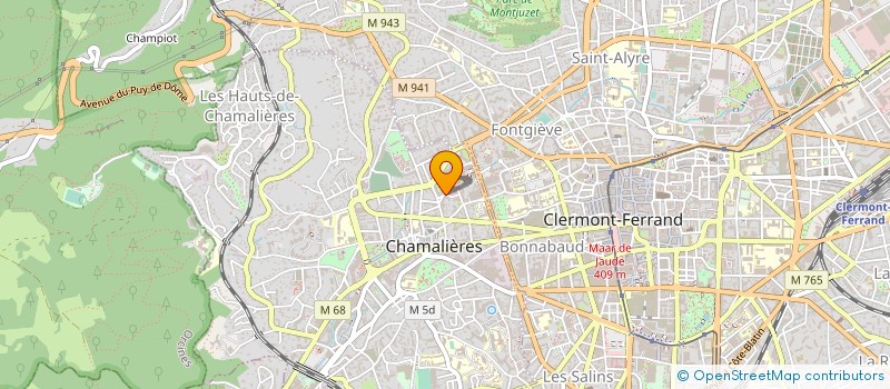 localisation de l'entreprise ATELIER BONNICEL à CHAMALIERES