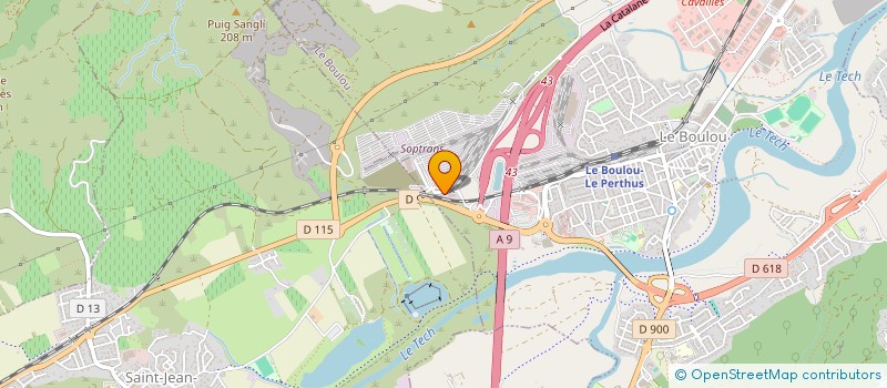 localisation de l'entreprise ATELIER BOSCHET  LE BOULOU