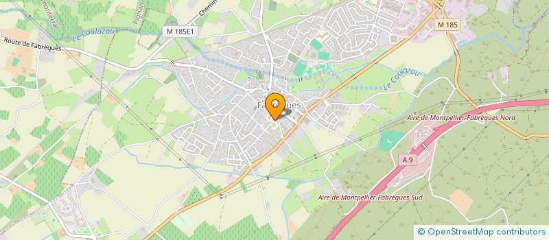 localisation de l'entreprise ATELIER BOSMAN  FABREGUES