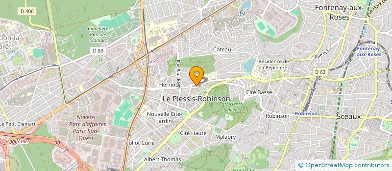 localisation de l'entreprise ATELIER BOUCLET à LE PLESSIS-ROBINSON
