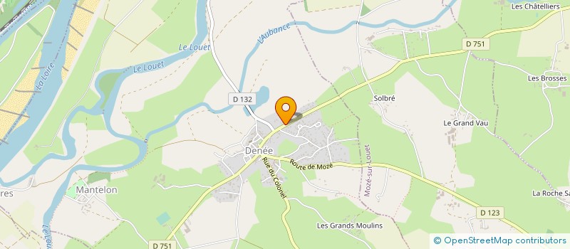 localisation de l'entreprise ATELIER BOUTIN-POIREAU à DENEE