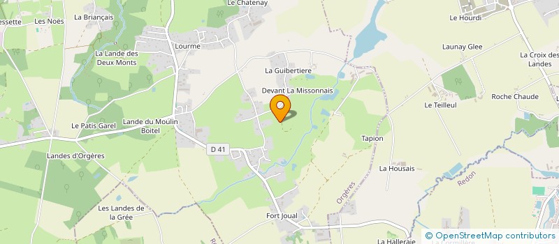 localisation de l'entreprise ATELIER BOW  ORGERES