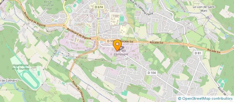 localisation de l'entreprise ATELIER BOYER  PUYMOYEN