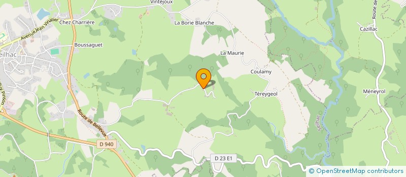 localisation de l'entreprise ATELIER BPM  SEILHAC