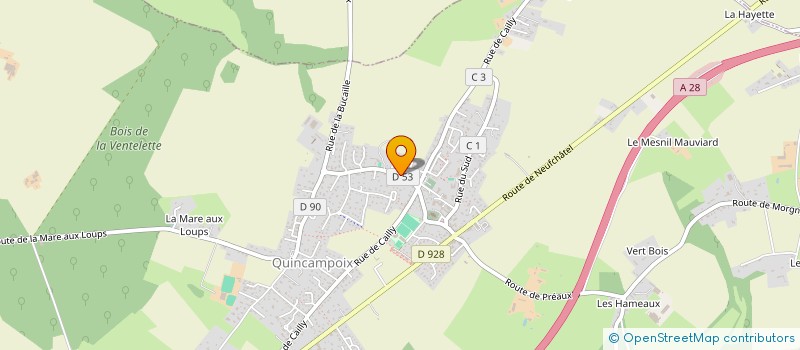 localisation de l'entreprise ATELIER BRAZO  QUINCAMPOIX