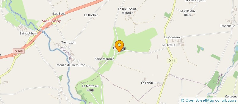 localisation de l'entreprise ATELIER BRETAGNE MOBILHOME à LOUDEAC