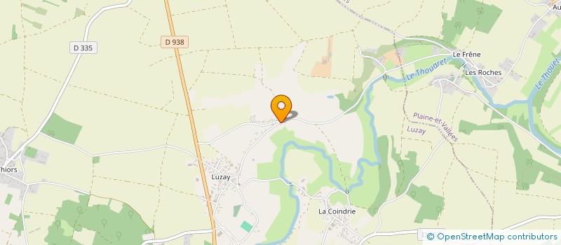 localisation de l'entreprise ATELIER BRETON  LUZAY