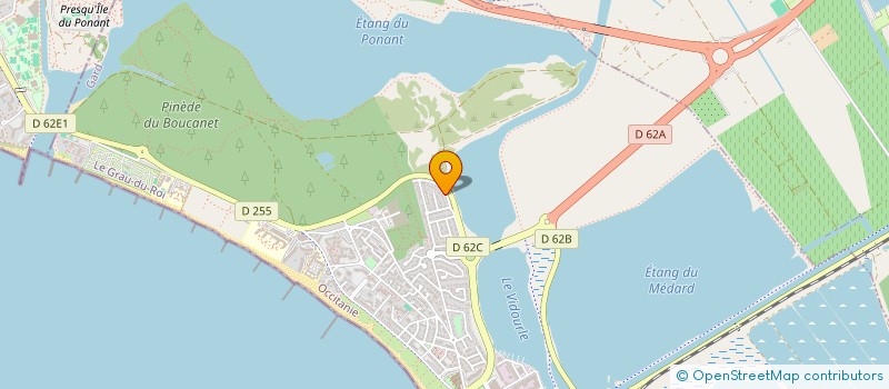 localisation de l'entreprise ATELIER BRICE SERRURERIE  LE GRAU-DU-ROI