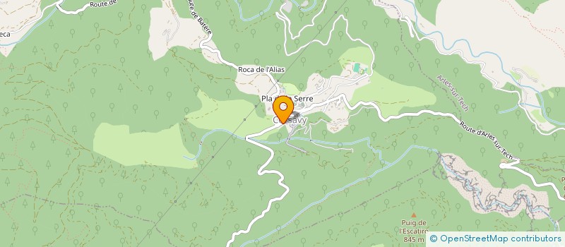 localisation de l'entreprise ATELIER BULLE DE VERRE  ARLES-SUR-TECH