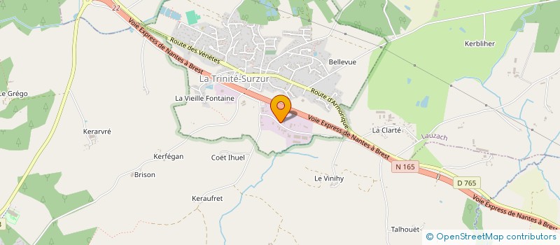 localisation de l'entreprise ATELIER C. à MUZILLAC