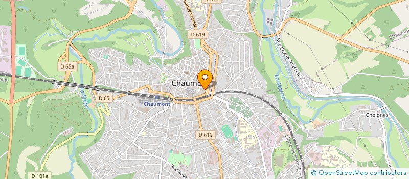 localisation de l'entreprise ATELIER C à CHAUMONT